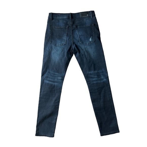 AG Adriano Goldschmied Kid’s The Knit Stryker Black Slim Straight Jeans, Size 14 - Picture 2 of 9